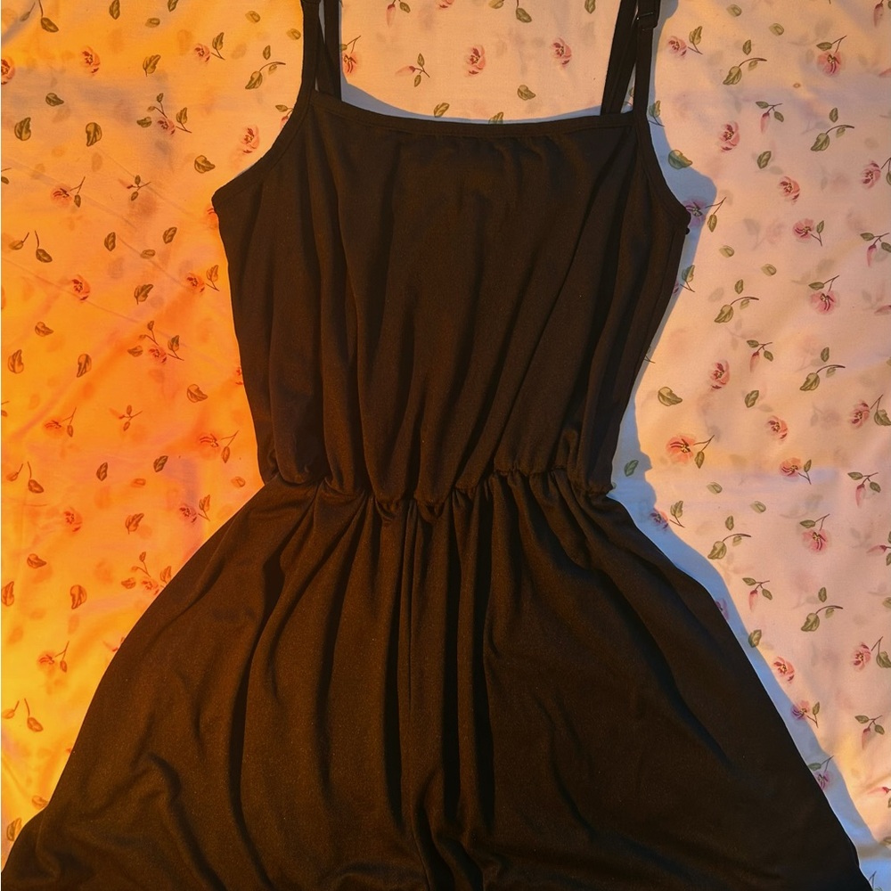 Ardene Basic Black Super Soft Comfy Romper